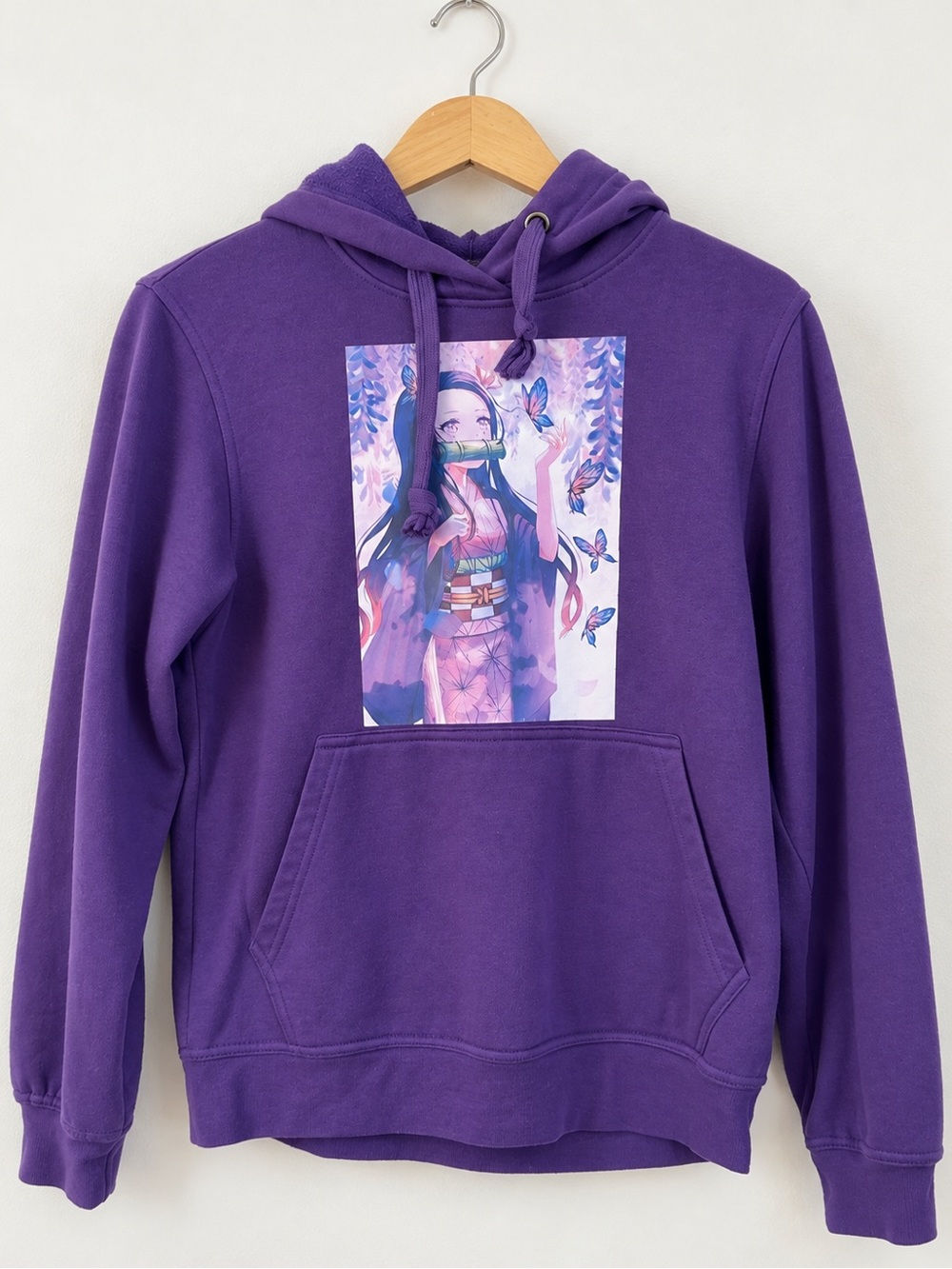Clique Stockholm Demon Slayer Nezuko Purple Hoodie – Size S/P